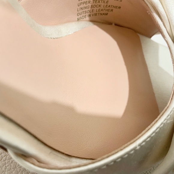 Kate Spade Bridal Bow Ivory Satin Platform Sandal Stiletto Heel Evening Pumps - Picture 8 of 10